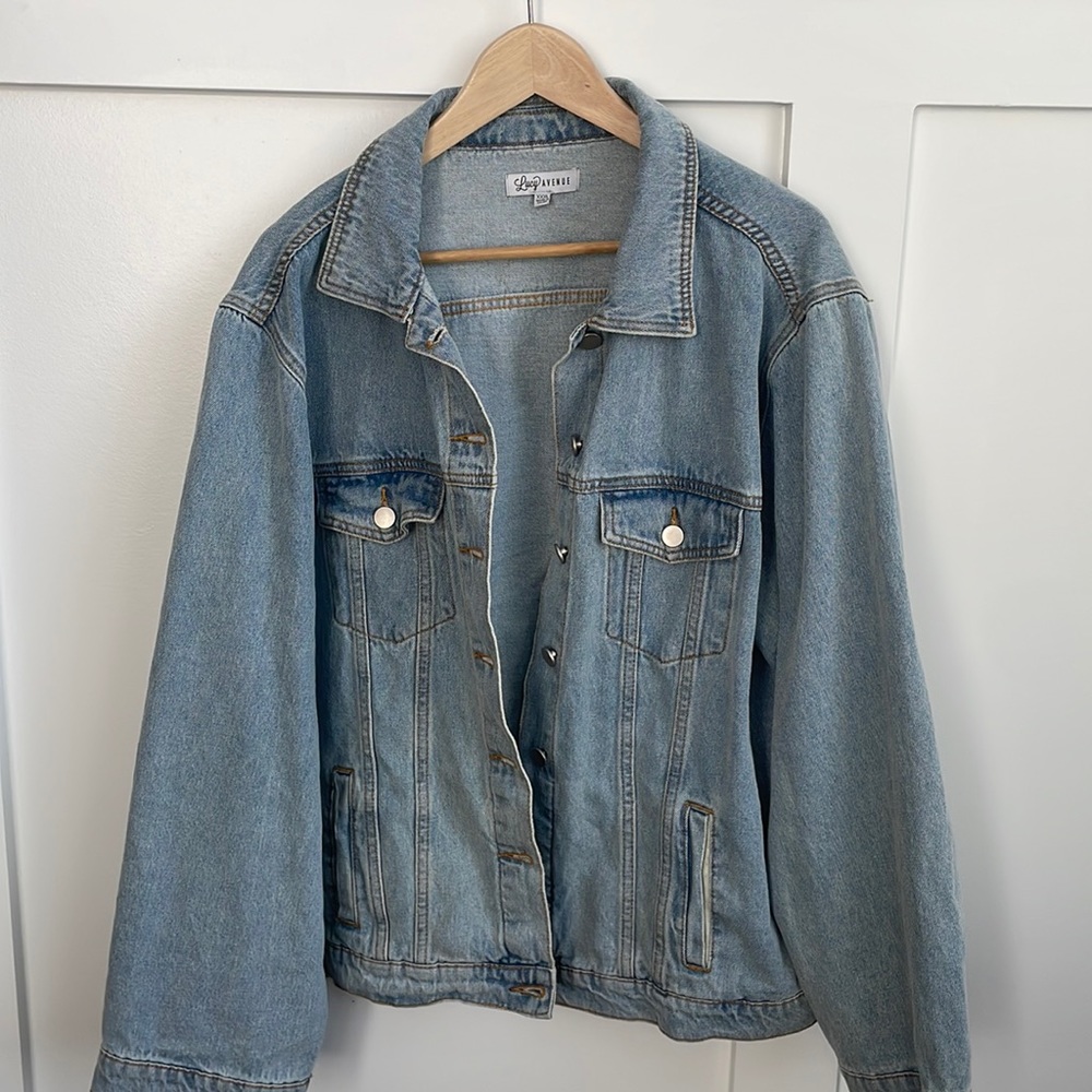 NWOT denim jacket from Lucy Avenue. XXXL